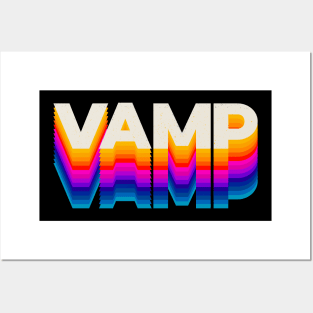 4 Letter Words - VAMP Posters and Art